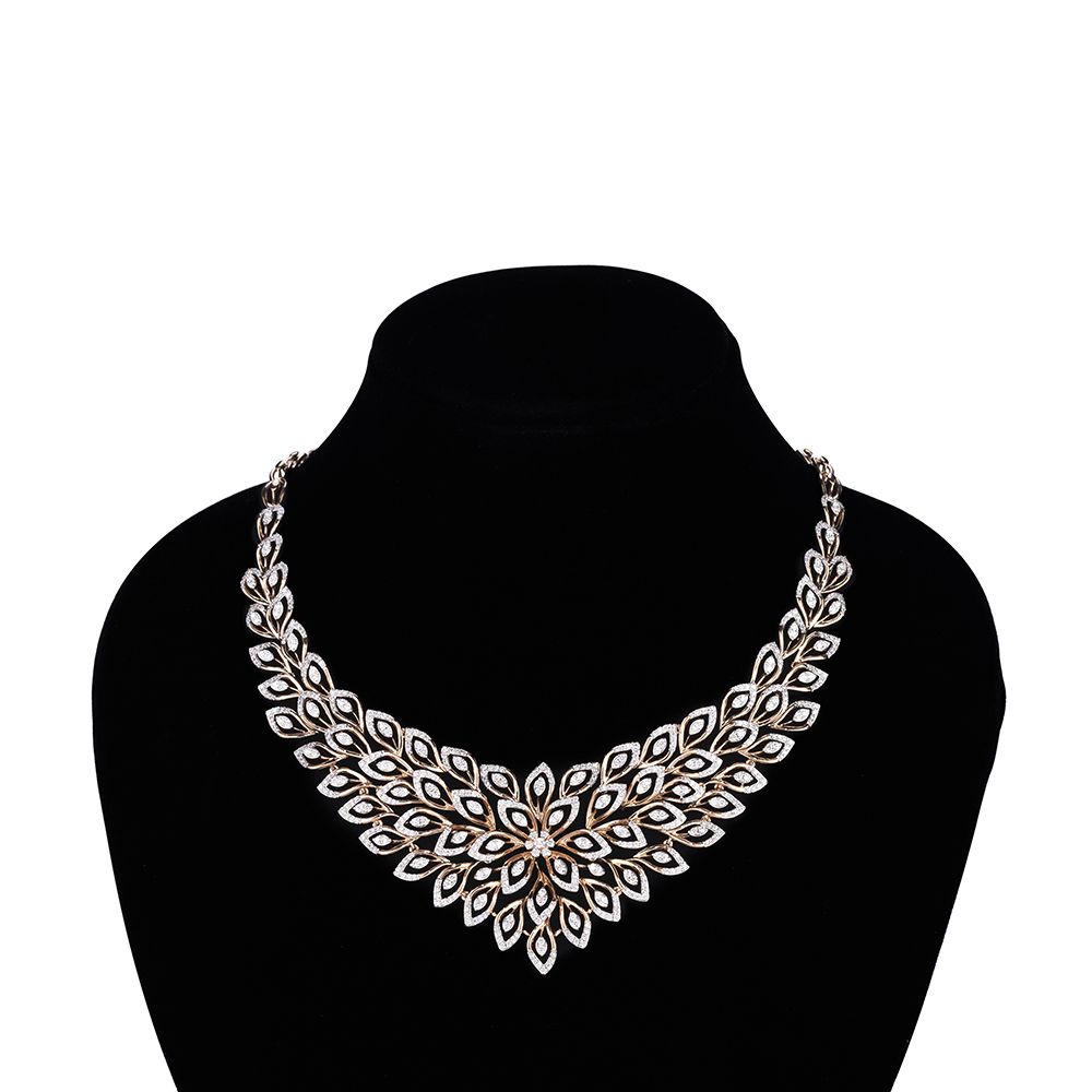 Royal & premium Crown Peacock Choker Set