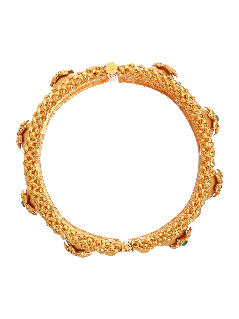 Regal Roots Elephant Motif Bangles