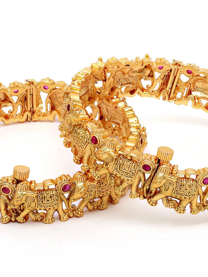 Royal & Premium Bangles for Women Gold