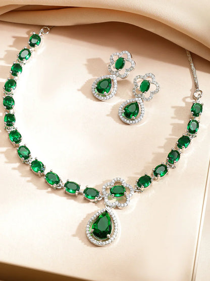Enchanted Emerald Necklace Set