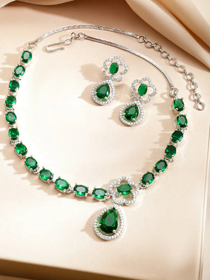 Enchanted Emerald Necklace Set