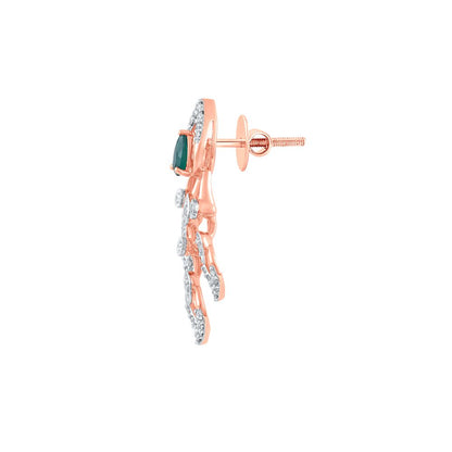 Trendy American Diamond Gold Plated Jewellery Set