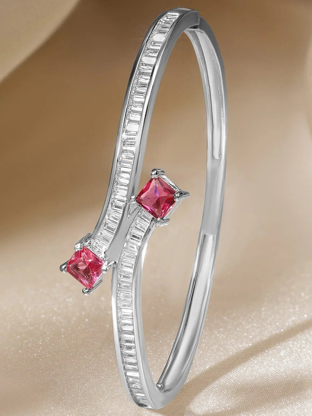 Luxury & Fashionable Beautiful Designer Braclets Red Stone