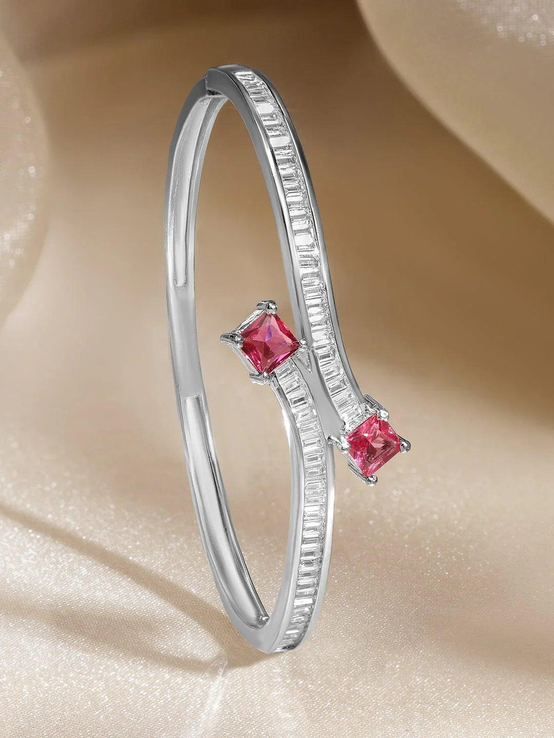Luxury & Fashionable Beautiful Designer Braclets Red Stone