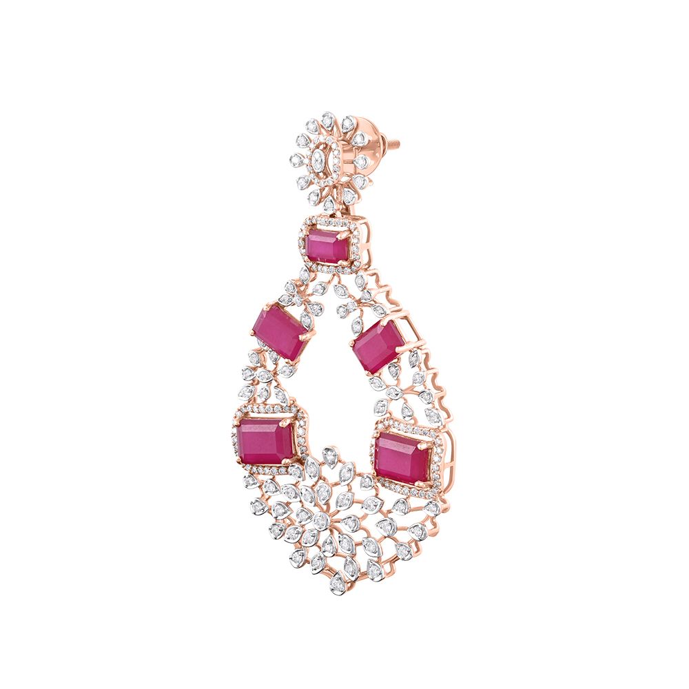 Beautiful Galactic Glamour Designer Necklace Set