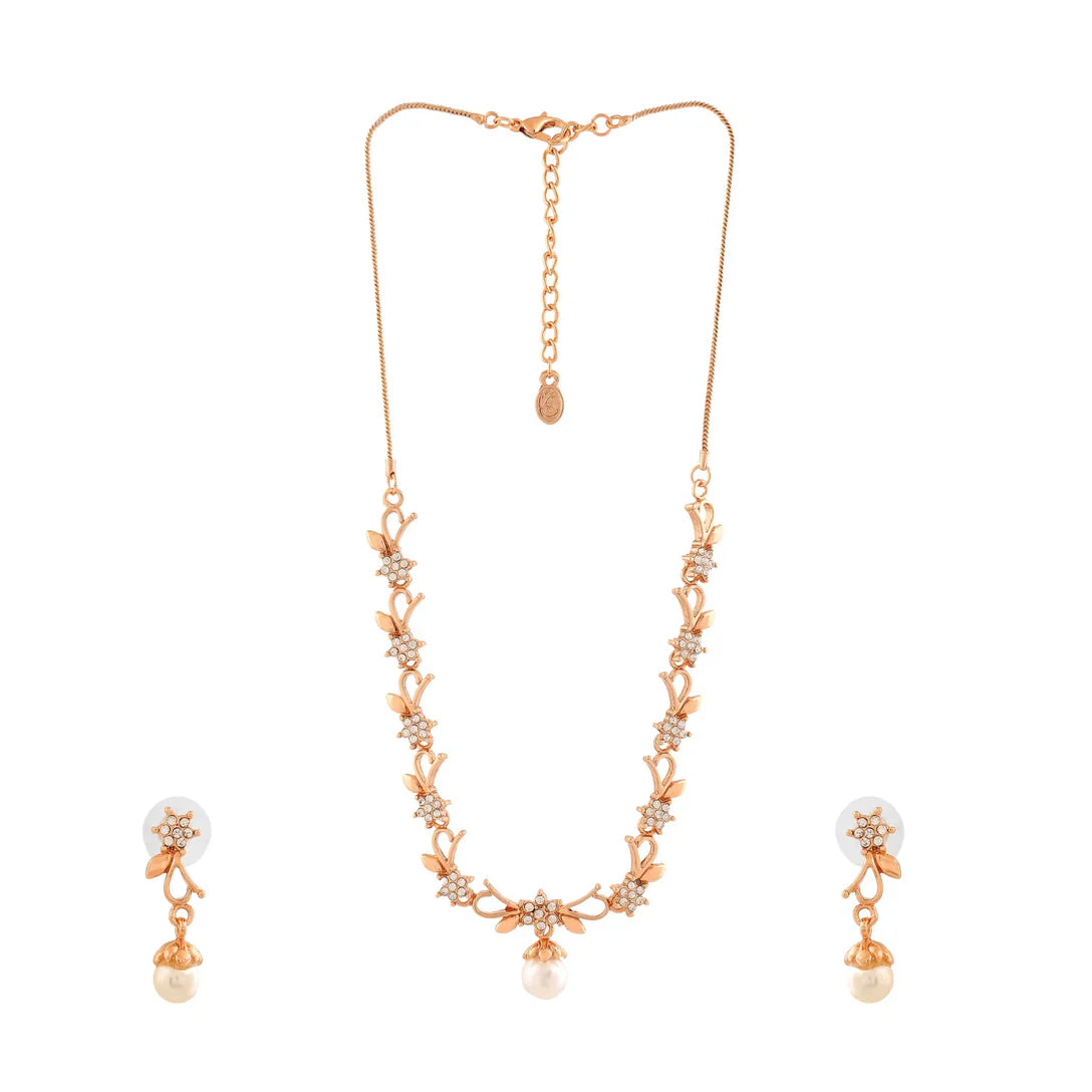 Luxury & Fashionable Pearls Designer Necklace Set