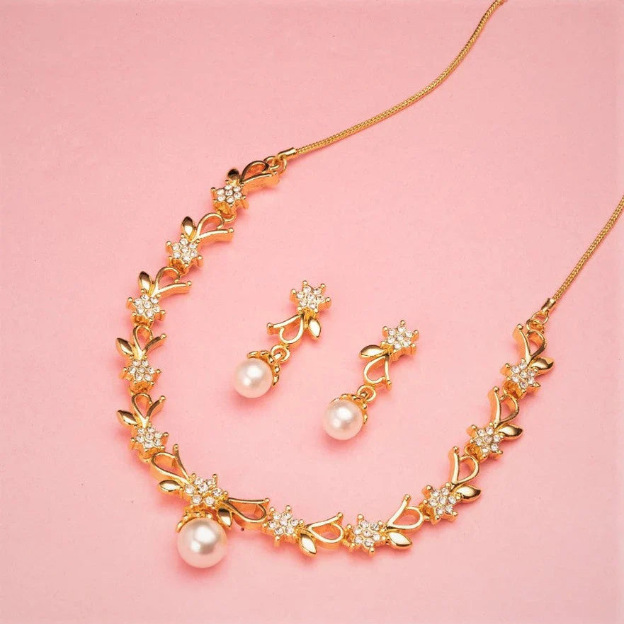 Luxury & Fashionable Sunset Designer Necklace Set