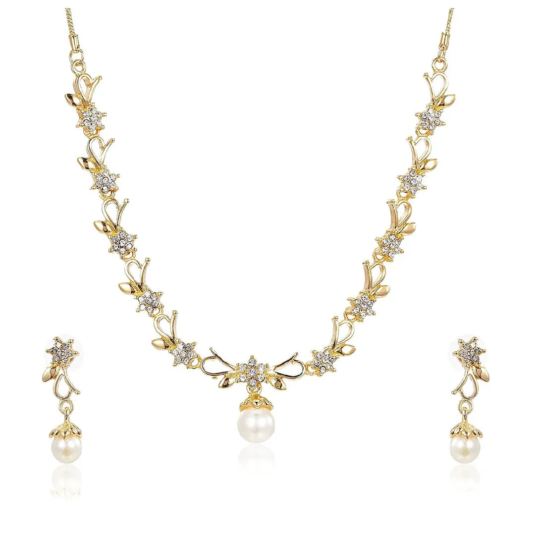 Luxury & Fashionable Sunset Designer Necklace Set