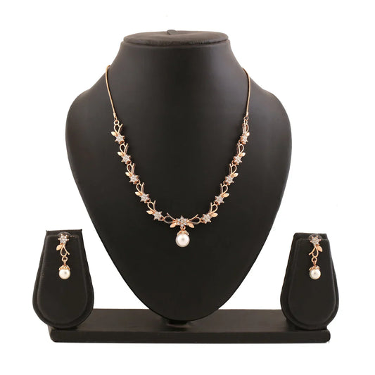 Luxury & Fashionable Pearls Designer Necklace Set