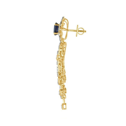 Imported F2 Black Gold Plated Jewellery Set