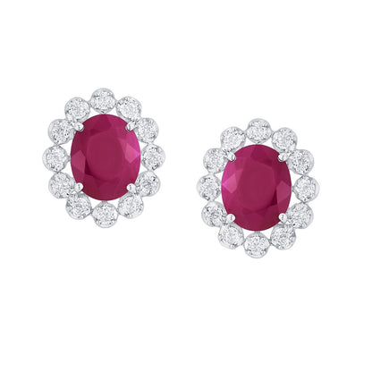 Luxury Designer Necklace Set-Red