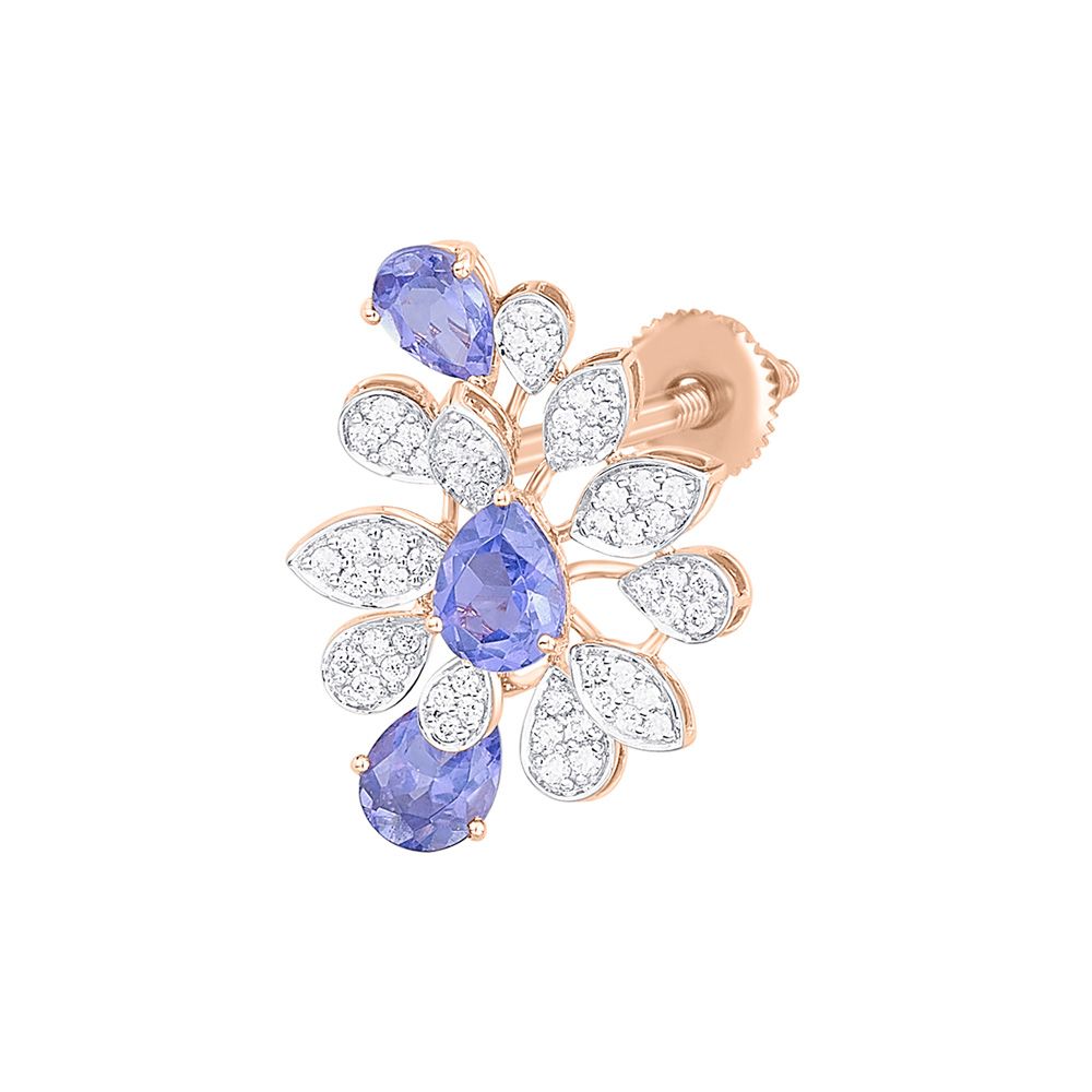 Imported Gold & Lavender Plated Jewellery Set