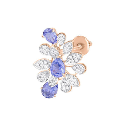 Imported Gold & Lavender Plated Jewellery Set