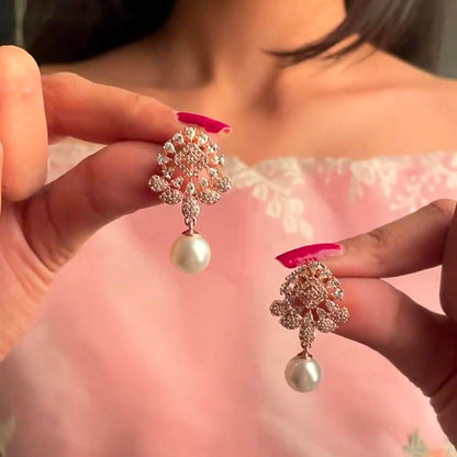Pretty Flower Designer Necklace By Huda Sharma